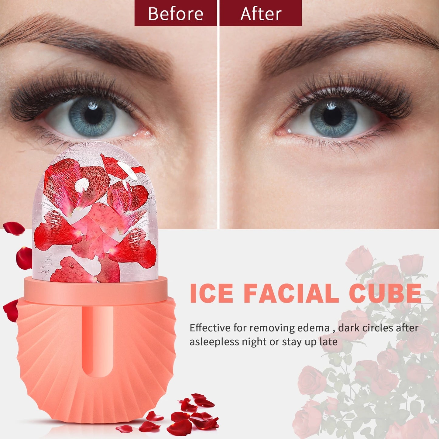 Silicone Ice Contour Tray – Facial Sculpting & Skin Calming Tool