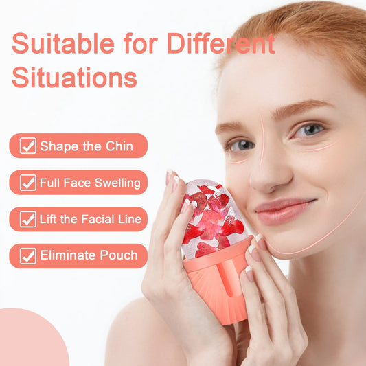 Silicone Ice Contour Tray – Facial Sculpting & Skin Calming Tool